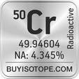 50cr isotope 50cr enriched 50cr abundance 50cr atomic mass 50cr