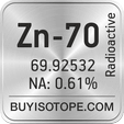 zn-70 isotope zn-70 enriched zn-70 abundance zn-70 atomic mass zn-70