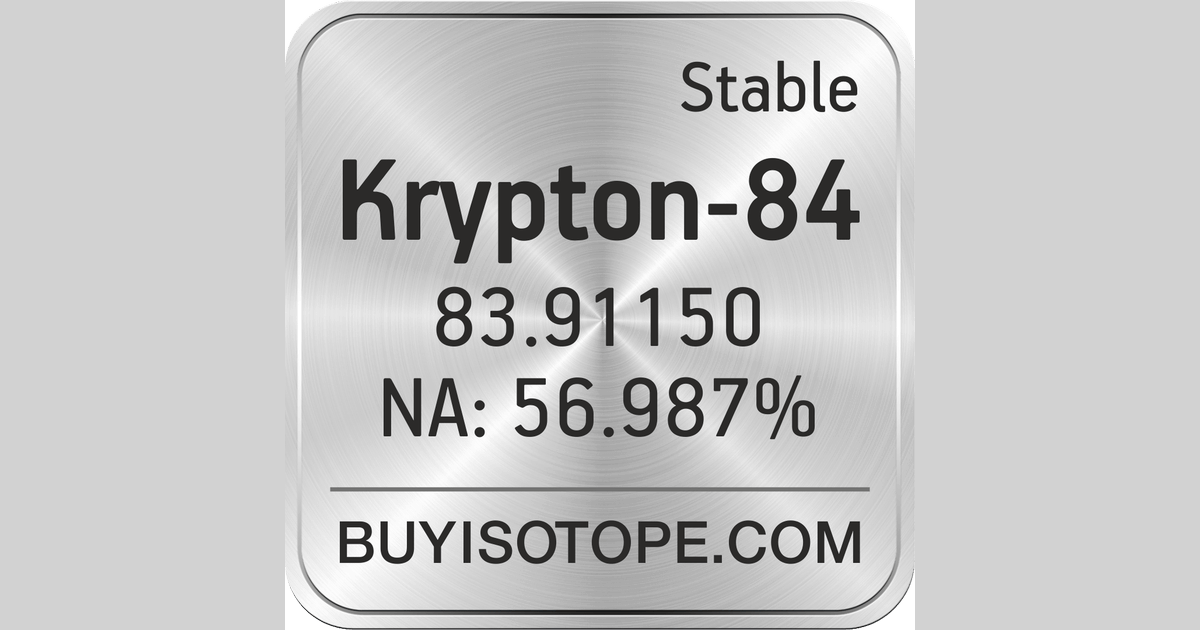 krypton number of neutrons