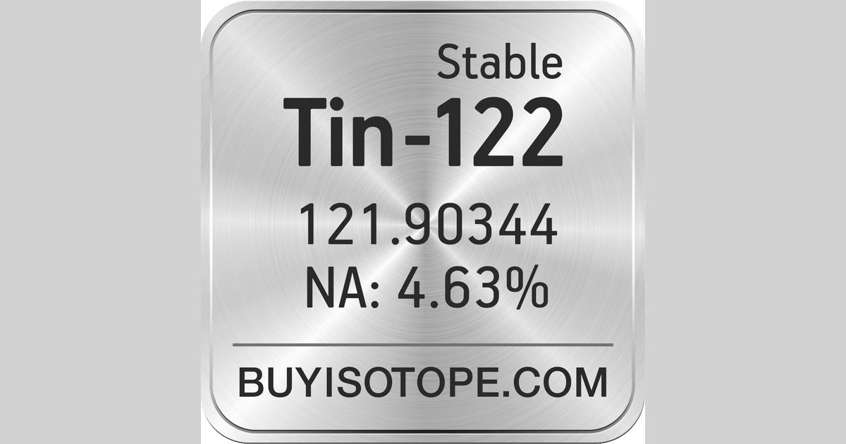 Tin-120, Tin-120 Isotope, Enriched Tin-120, Tin-120 Metal